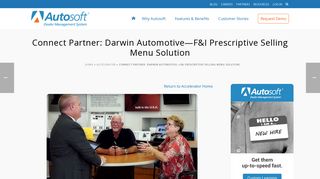 Connect Partner: Darwin Automotive—F&I Prescriptive Selling Menu ...