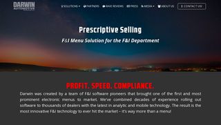 F&I Menu Predictive Selling Solutions | Darwin Automotive