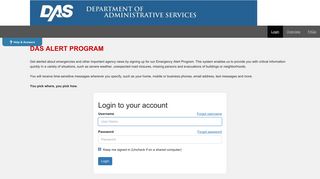 CT-DAS-Department of Administrative Services - Login to your account