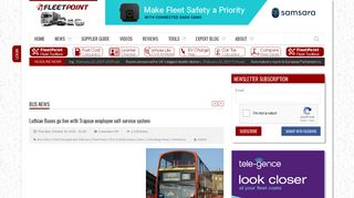 Lothian Buses go live with Trapeze employee self-service system