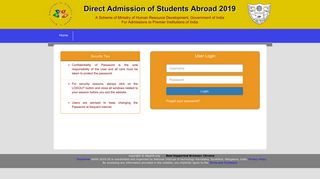 Direct Admission of Students Abroad 2018 A Scheme of ... - DASA