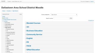 DASD: High School - Dallastown Area School District Moodle