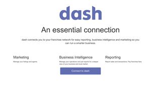 dash Landing Page