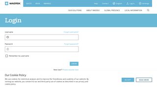 Portal User Management - Maersk