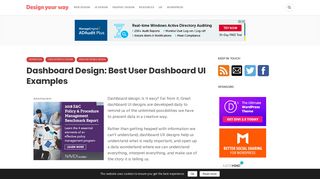 Dashboard Design: Best User Dashboard UI Examples