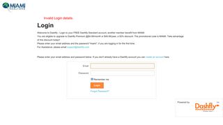 Invalid Login details. Login Welcome to Dashfly - Login to your FREE ...