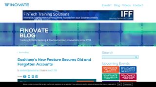 Dashlane's New Feature Secures Old and Forgotten Accounts - Finovate