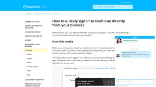 How to quickly sign in to Dashlane directly from your browser ...