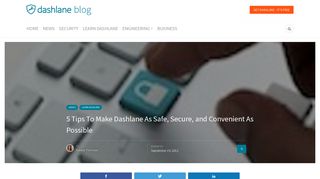 5 Tips To Make Dashlane As Safe, Secure & Convenient As Possible