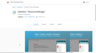 Dashlane - Password Manager - Google Chrome