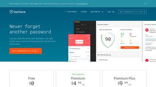 Dashlane: Never forget another password