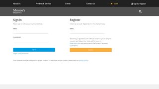 Account Login | Moody's Analytics - Economy.com
