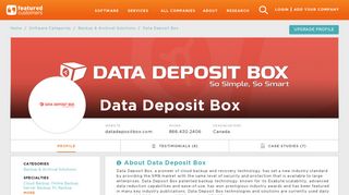 13 Customer Reviews & Customer References of Data Deposit Box ...