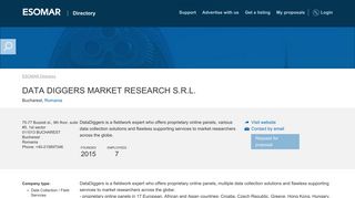 Data Diggers Market Research S.R.L. – Market Research Company ...