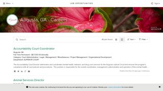 Job Opportunities | Sorted by Job Title ascending | Augusta, GA ...