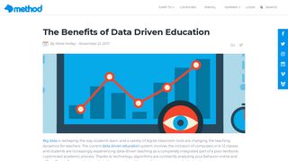 The Benefits of Data Driven Education - Method Schools