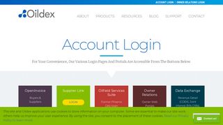 Account Login - OpenInvoice, Data Exchange, Owner Portals | Oildex