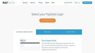 Login - PayData