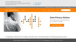 Data Privacy Advisor | Thomson Reuters
