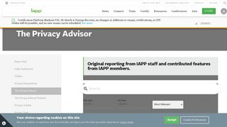 The Privacy Advisor - IAPP