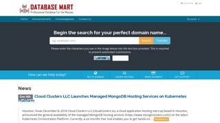 Database Mart LLC: Portal Home