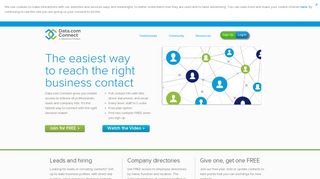 Business contacts and leads | Data.com Connect from Salesforce.com ...