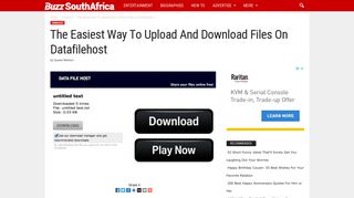The Easiest Way To Upload And Download Files On Datafilehost