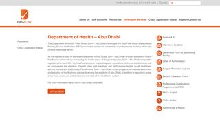 Department of Health – Abu Dhabi – Dataflow Group
