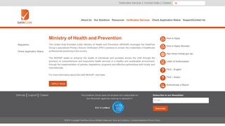 Ministry of Health and Prevention – Dataflow Group