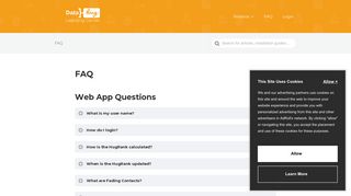 FAQ - Datahug Learning Center