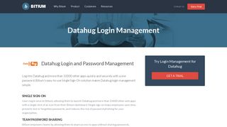 Datahug Login Management - Team Password Manager - Bitium