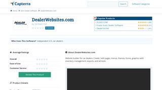DealerWebsites.com Reviews and Pricing - 2019 - Capterra