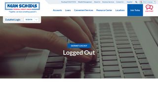 DataNet Logged Out - Kern Schools Federal Credit Union