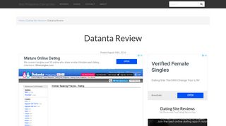 Datanta Review - Best Philippines Dating Sites