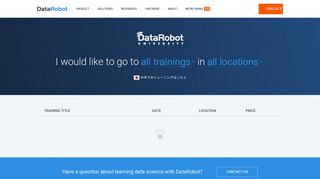Data Science Training & Courses | DataRobot University
