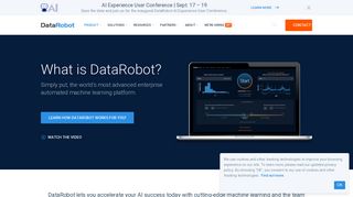 Automated Machine Learning & Predictive Modeling ... - DataRobot