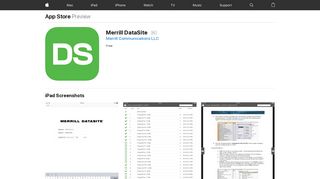 Merrill DataSite on the App Store - iTunes - Apple