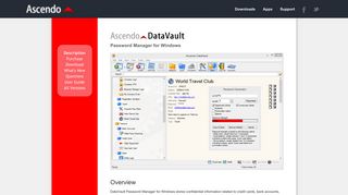 DataVault Password Manager for Windows - Ascendo Inc.