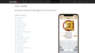 User Guide - DataVault Password Manager for iPhone & iPad