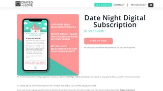 Date Night Digital Subscription - Crated with Love