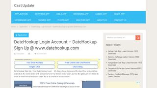 DateHookup Login Account - DateHookup Sign Up @ www.datehookup