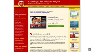 DateMatch.com Review - Sex Dating Sites