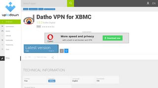 Datho VPN for XBMC 1.0.2 for Android - Download