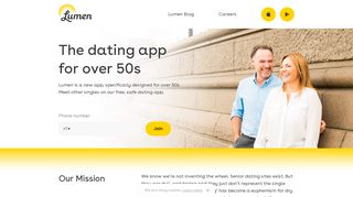 Lumen - the Dating App for over 50s