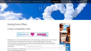 DatingDirect.com Offers | 3 Days Free | HDR