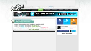 DatPiff :: Contact Us