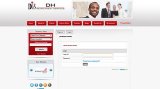 Datum Recruitment Services - Candidate login