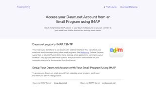 How to access your Daum.net email account using IMAP - Mailspring