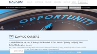 DAVACO Careers - DAVACO, A Crane Company