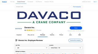Working at Davaco Inc.: 127 Reviews | Indeed.com